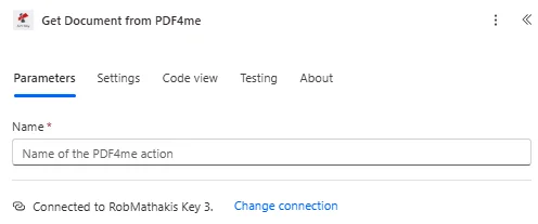Haz clic para ampliar Obtén el documento de PDF4me Power Automate